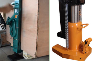 爪式千斤頂和手搖挎頂的工作原理截然不同