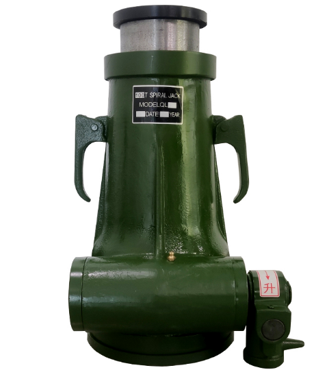 螺旋千斤頂為門(mén)機(jī)更換鋼絲繩起到了助力作用