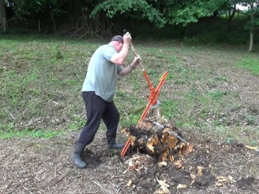 齒條千斤頂拔樹樁